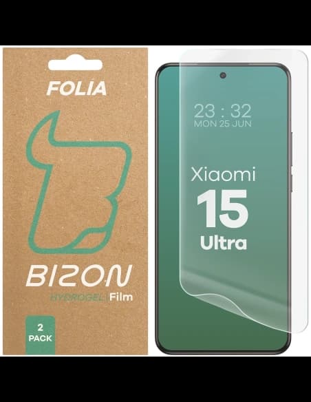 Bizon Glass Hydrogel Přední Xiaomi 15 Ultra [2 PACK]