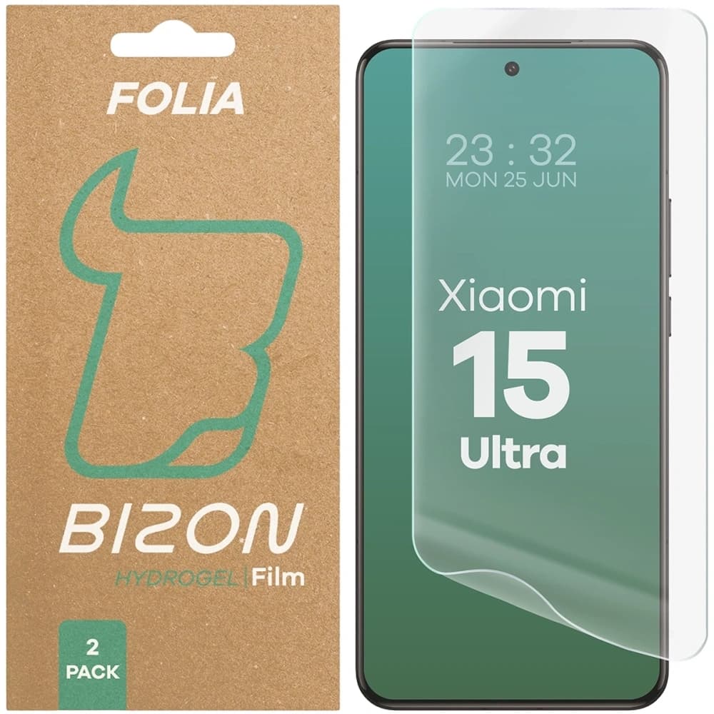 Bizon Glass Hydrogel Přední Xiaomi 15 Ultra [2 PACK] - 1