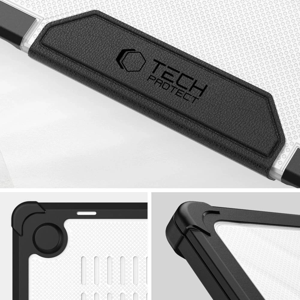 Etui Tech-Protect Smartshell Pro Apple MacBook Air 13” (M2/M3/M4) 2023-2025 Schwarz/transparent - 6