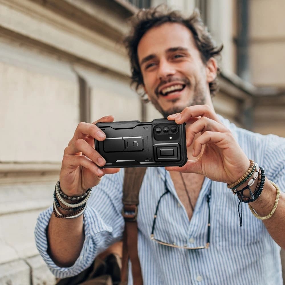 Case Tech-Protect Kevlar Cam+ Samsung Galaxy A26 5G Black - 7