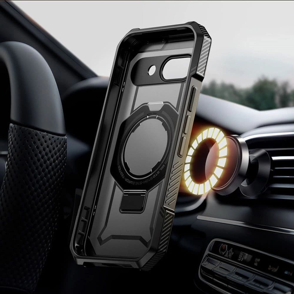 Case Supcase Unicorn Beetle Grip Mag MagSafe Google Pixel 9a Black - 4