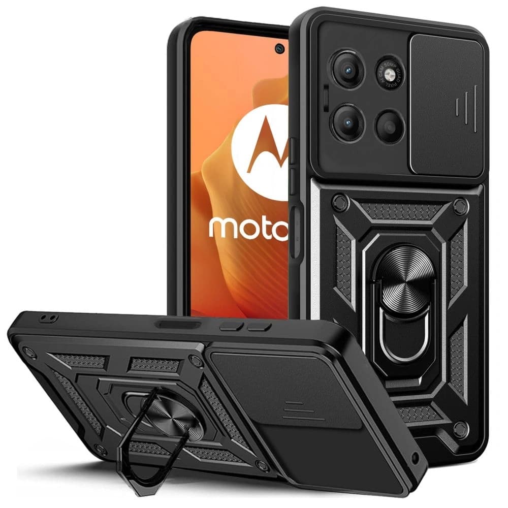 Case Tech-Protect Camshield Pro Motorola Moto G15 Black - 1