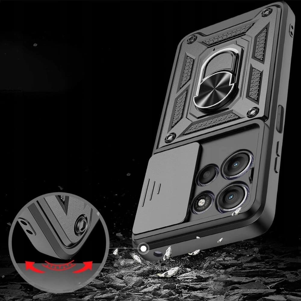 Case Tech-Protect Camshield Pro Motorola Moto G15 Black - 2