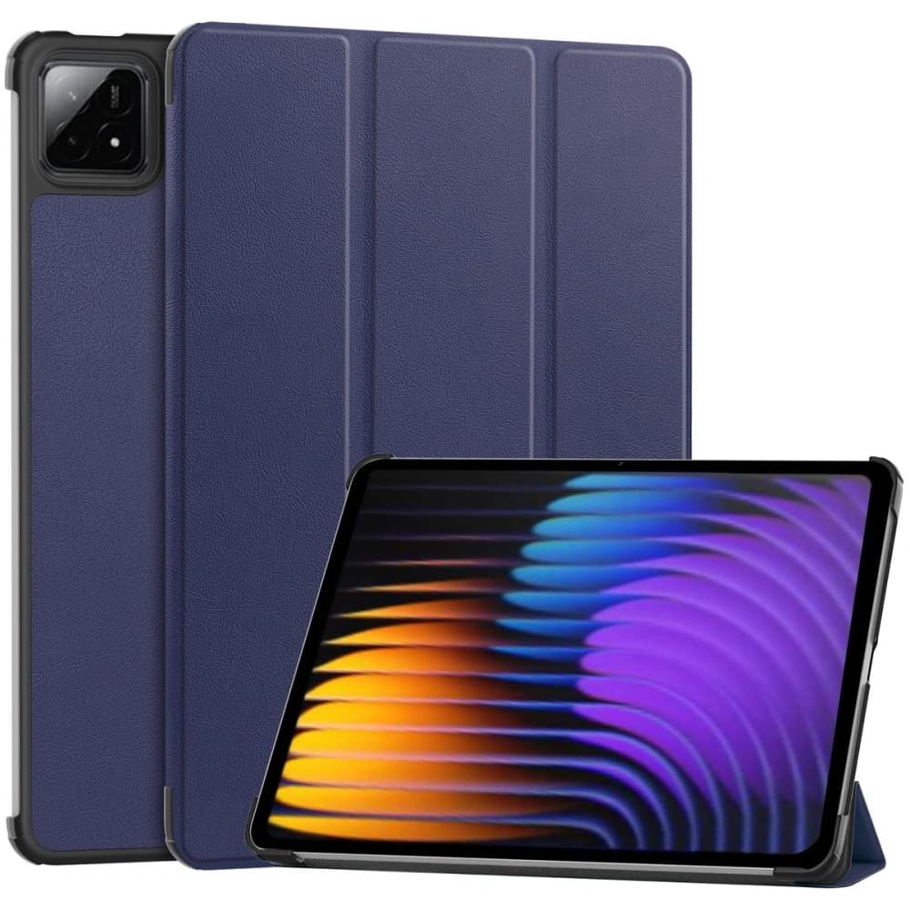 Bizon Case Tab Croc Xiaomi Pad 7 / 7 Pro tengerészkék - 1