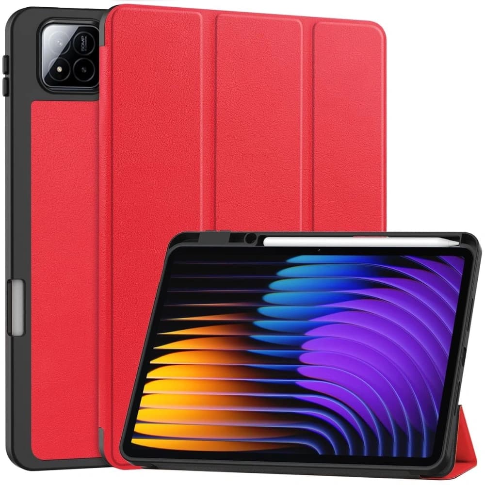 Bizon Case Tab Lizard Xiaomi Pad 7 / 7 Pro piros - 1