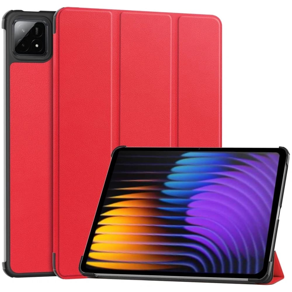 Bizon Case Tab Croc Xiaomi Pad 7 / 7 Pro piros - 1