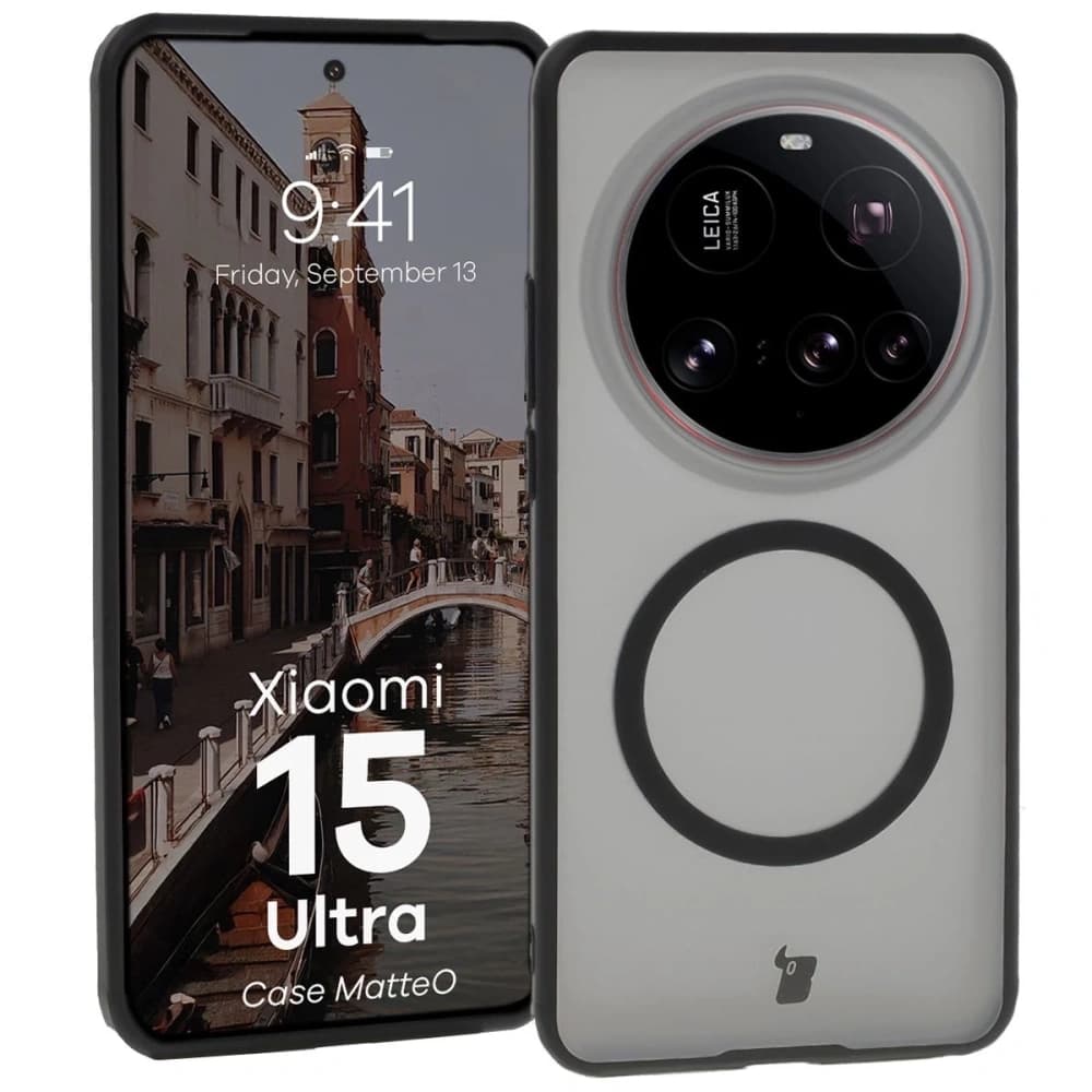 Bizon Case MatteO Magnetic Xiaomi 15 Ultra kouřově černá - 1