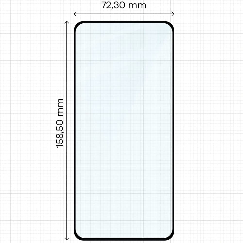 Bizon Glass Edge 3D Realme 14 Pro 5G fekete keret - 2