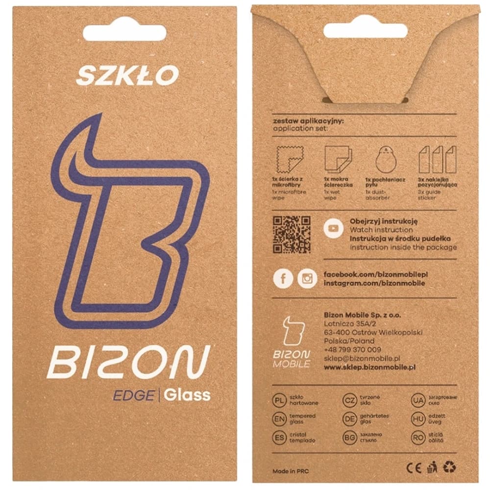 Bizon Glass Edge 3D Realme 14 Pro 5G fekete keret - 5