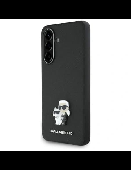 Karl Lagerfeld Saffiano s/ K&C Metal Logo Samsung Galaxy A56 černá