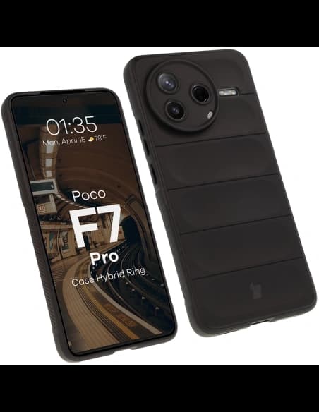 Carcasă Bizon Tur Xiaomi Poco F7 Pro neagră