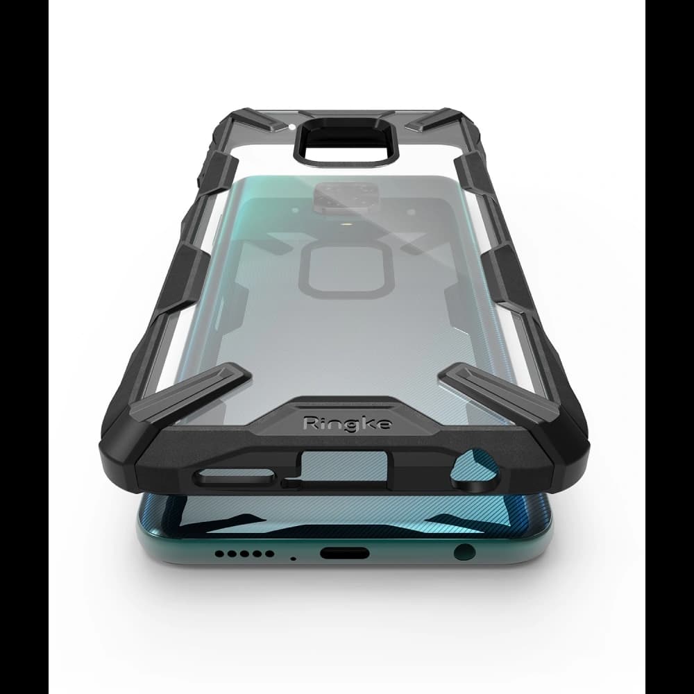 Etui Ringke Fusion-X Redmi Note 9S/9 Pro/9 Pro Max Černé - 6