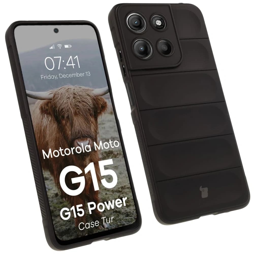 Bizon Case Tur Motorola Moto G15 / G15 Power black - 1