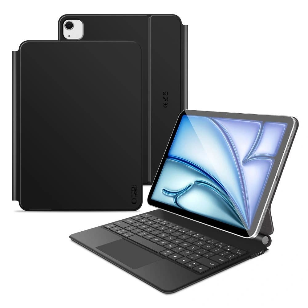 Tech-Protect SmartCase Magnetic + Tastatură Apple iPad Air 10.9" 2020/2022 / iPad Air 11" 2024/2025 Negru - 1