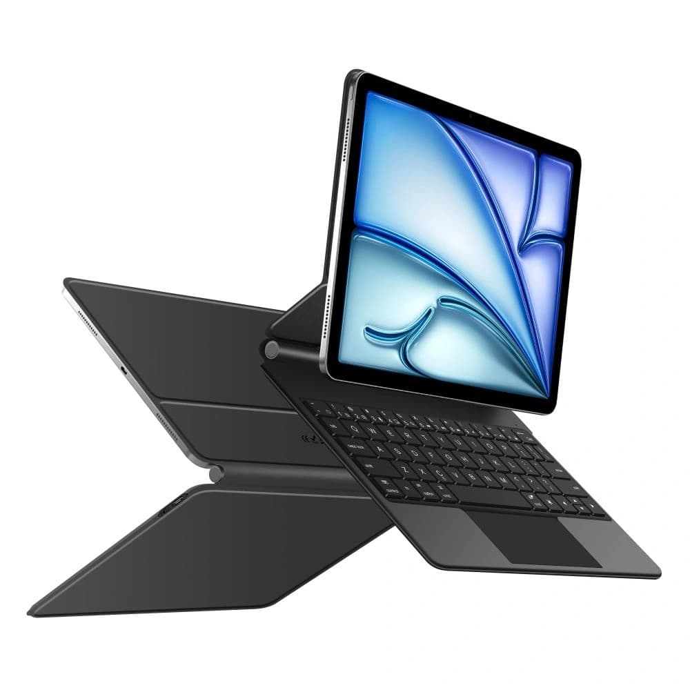 Tech-Protect SmartCase Magnetic + Tastatură Apple iPad Air 10.9" 2020/2022 / iPad Air 11" 2024/2025 Negru - 3