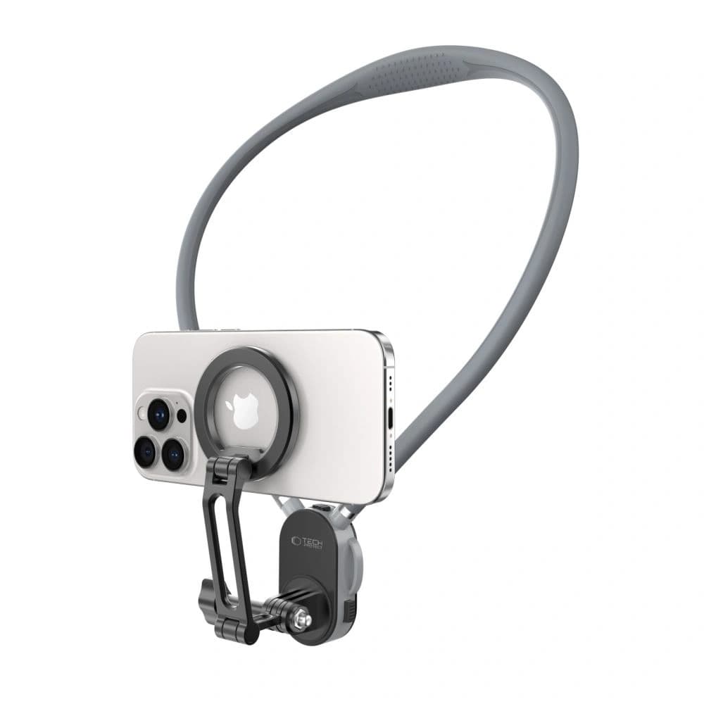 Tech-Protect AC200 Suport Magnetic MagSafe & GoPro & DJI Gât Culoare Gri Creion - 2