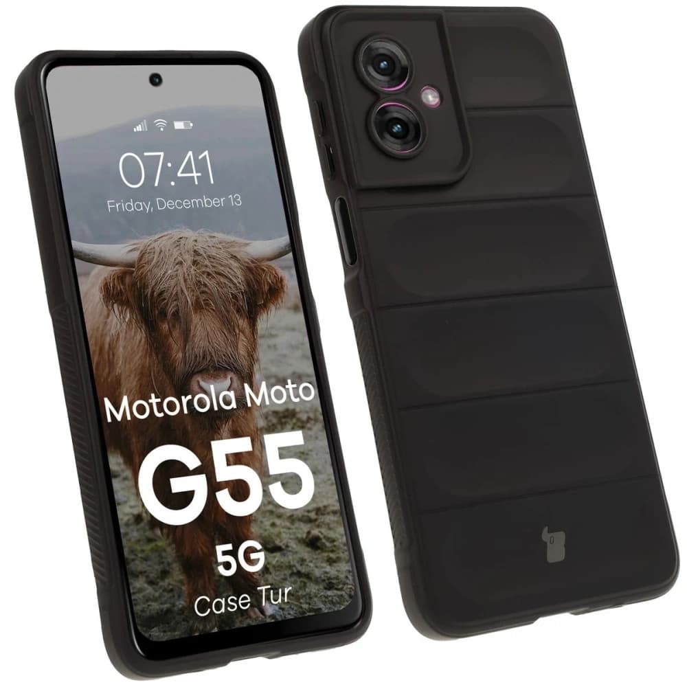 Bizon tok Tur Motorola Moto G55 5G fekete - 1
