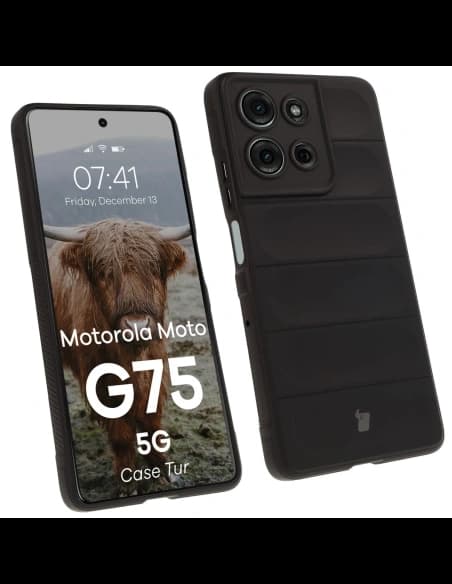 Husă Bizon Tur Motorola Moto G75 5G neagră