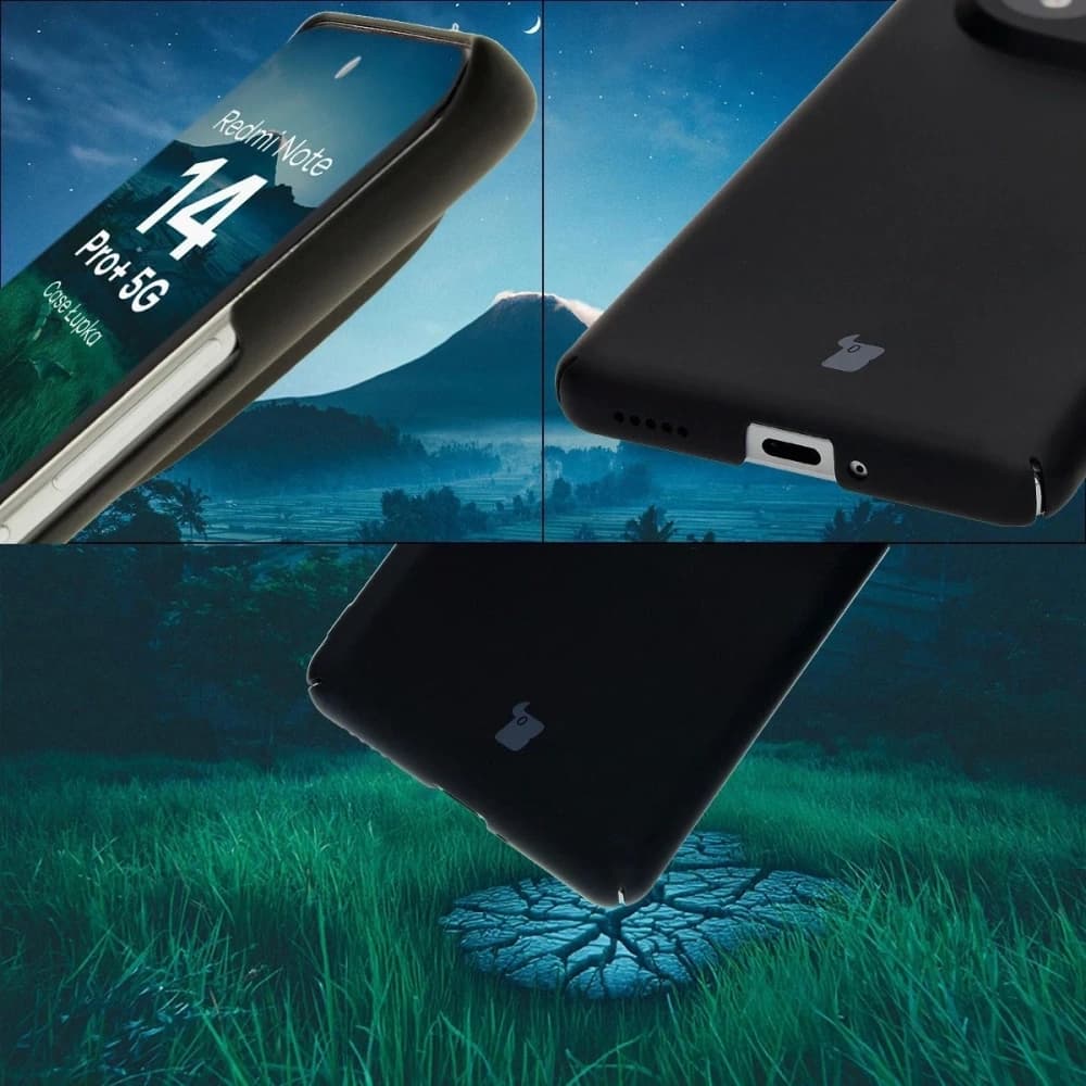 Bizon Case Lupka Xiaomi Redmi Note 14 Pro+ Plus 5G černá - 5