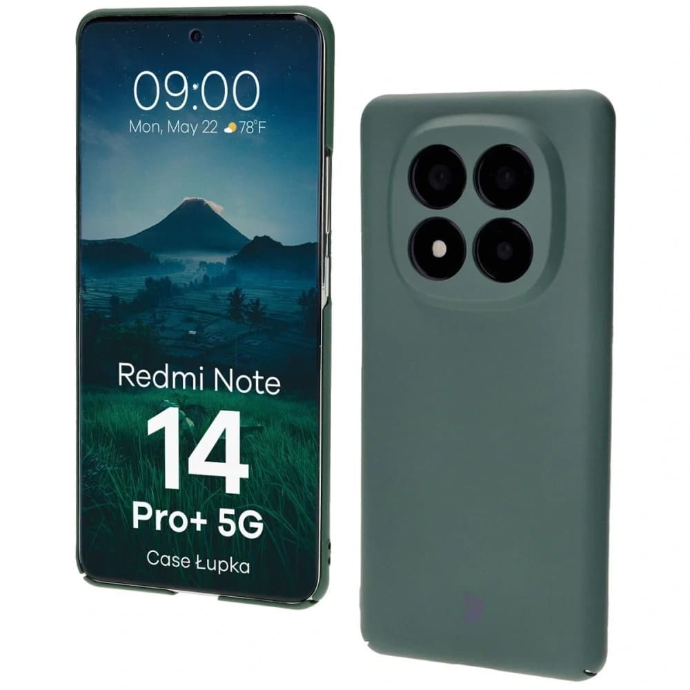 Bizon Case Lupka Xiaomi Redmi Note 14 Pro+ Plus 5G zelená - 1