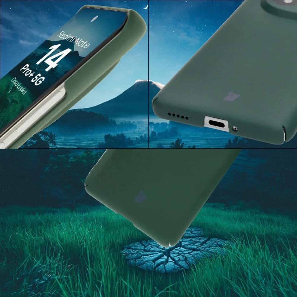 Bizon Case Lupka Xiaomi Redmi Note 14 Pro+ Plus 5G zelená - 5