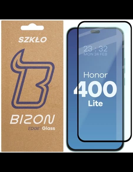 Bizon Glass Edge 2 Honor 400 Lite 5G black frame