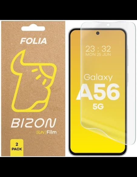 Folia matowa Bizon Glass Film Sun do Samsung Galaxy A56 5G [2 PACK]