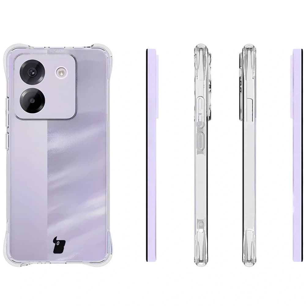 Husa Bizon Case Salpa Xiaomi Poco M7 Pro 5G transparentă - 3