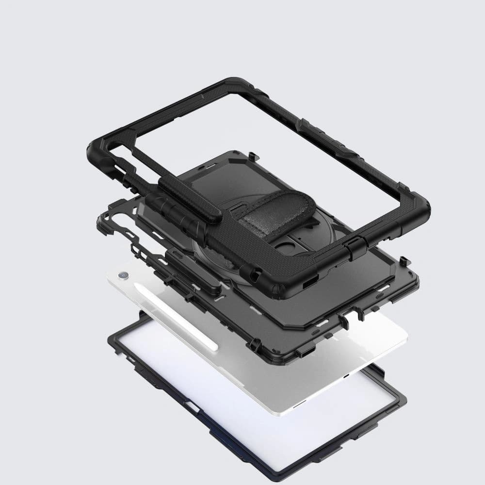 Tech-Protect Solid Samsung Galaxy Tab S10 FE+ Plus 13.1 X620 / X626b Fekete - 4