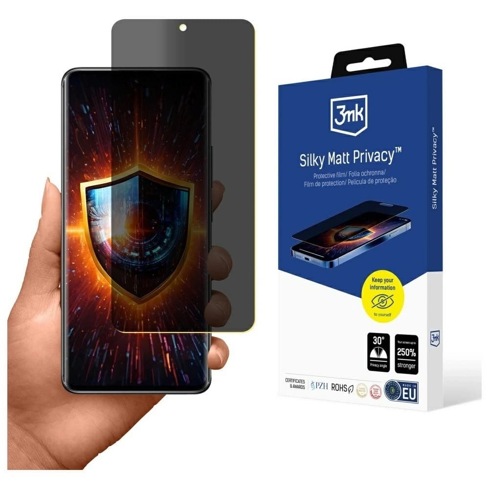 3MK Silky Matt Privacy Redmi Note 14 Pro+ Plus - 1