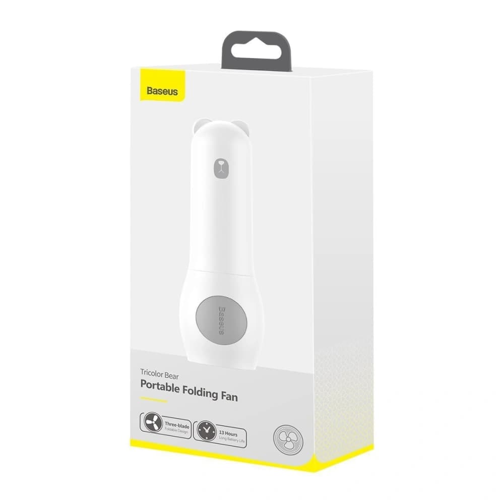 Praktikus kézi ventilátor Baseus Tricolor Bear (fehér) - 8