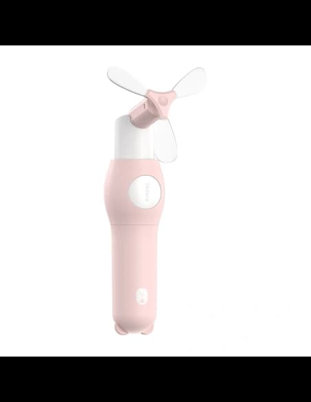 Hordozható kézi ventilátor Baseus Tricolor Bear (rózsaszín)
