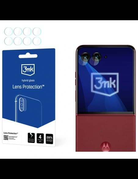 3MK Lens Protection Motorola Razr 60 Ultra [4 PACK]