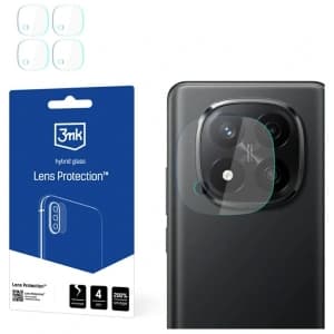 Protecție lentilă 3MK pentru Redmi Note 14 Pro+ Plus [4 PACHET]