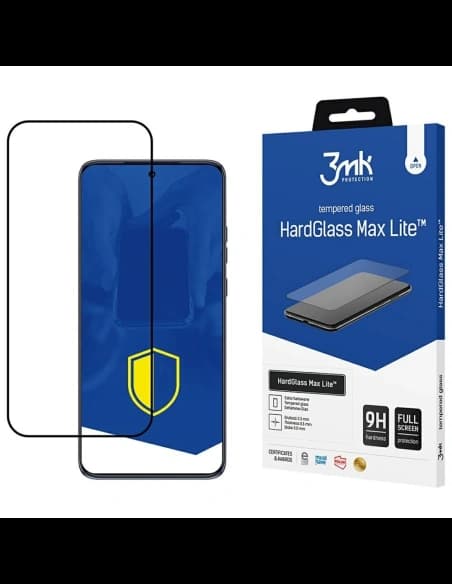 Szkło hartowane 3MK HardGlass Max Lite do Motorola Edge 50 Neo czarny