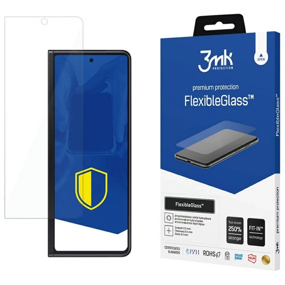 Hybrid glass 3MK FlexibleGlass for Samsung Galaxy Z Fold 3 5G (Front) - 1
