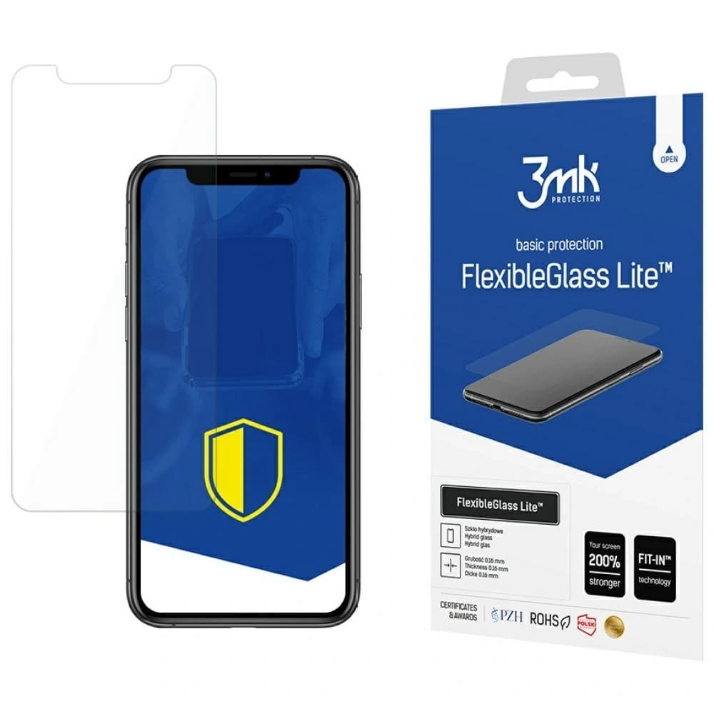 Hybridglas 3MK FlexibleGlass Lite für Apple iPhone X / XS / 11 Pro - 1