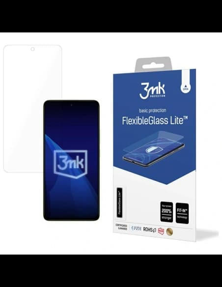 Hybridglas 3MK FlexibleGlass Lite für Redmi Note 14 4G
