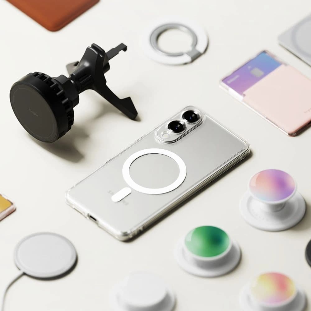 Ringke Fusion Magnetic MagSafe Samsung Galaxy S25 Edge Čirý - 7