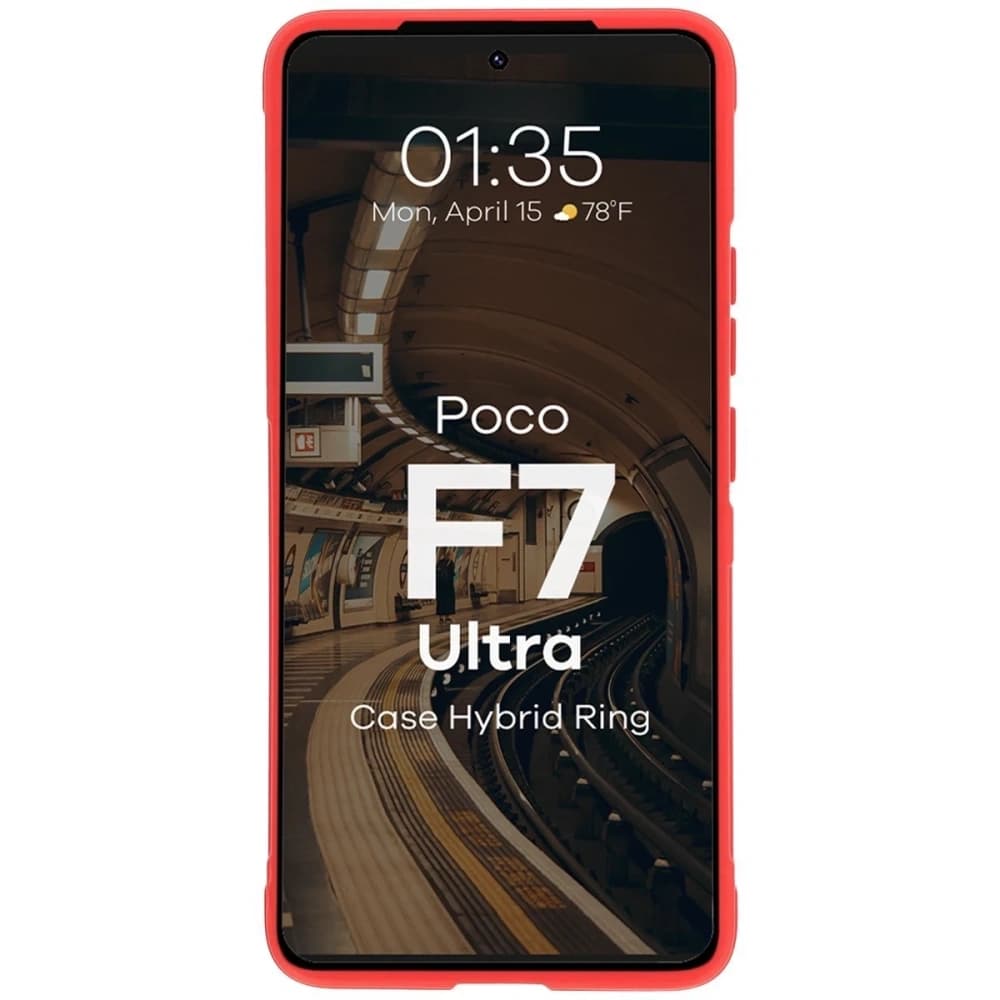 Bizon Case Tur Xiaomi Poco F7 Ultra rot - 5