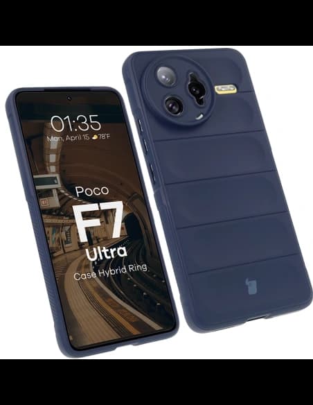 Bizon Case Tur Xiaomi Poco F7 Ultra marineblau