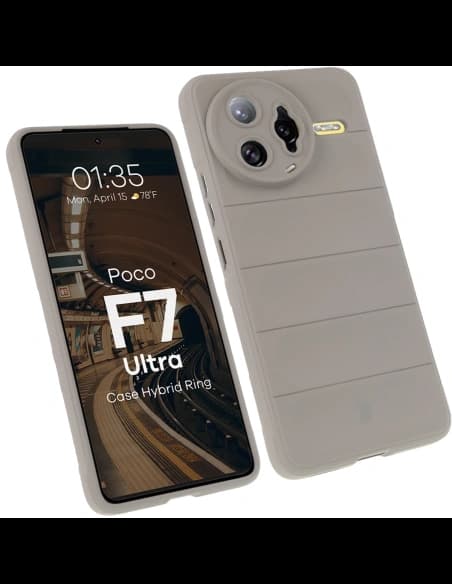 Bizon Case Tur Xiaomi Poco F7 Ultra hellgrau