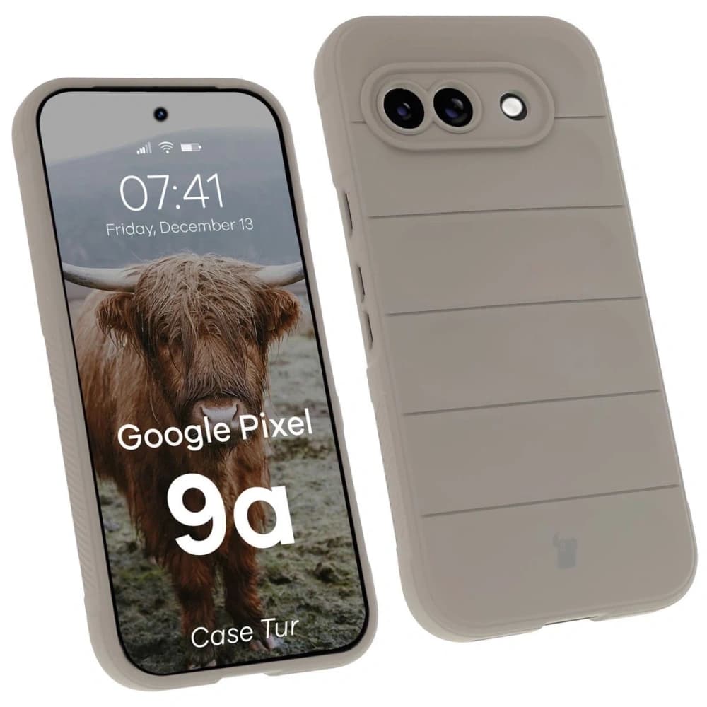Bizon Case Tur Google Pixel 9a light gray - 1