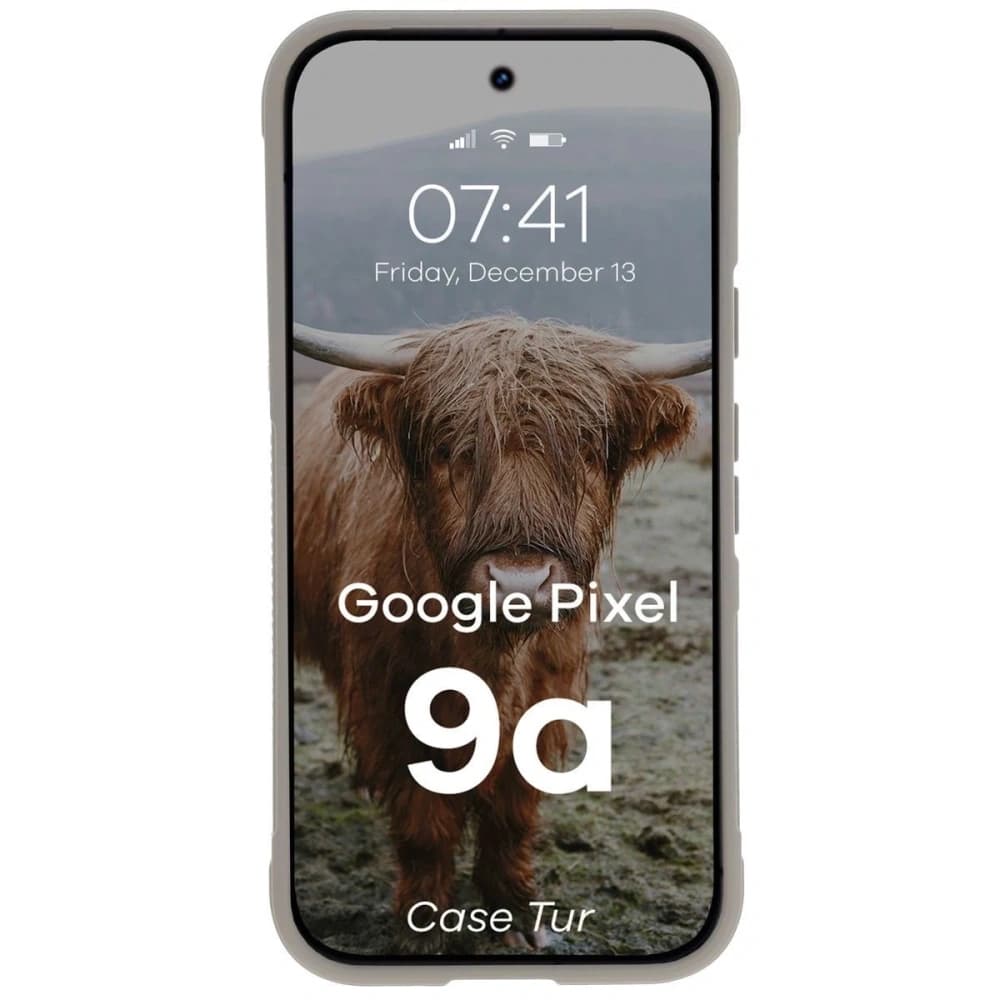 Bizon Case Tur Google Pixel 9a light gray - 5