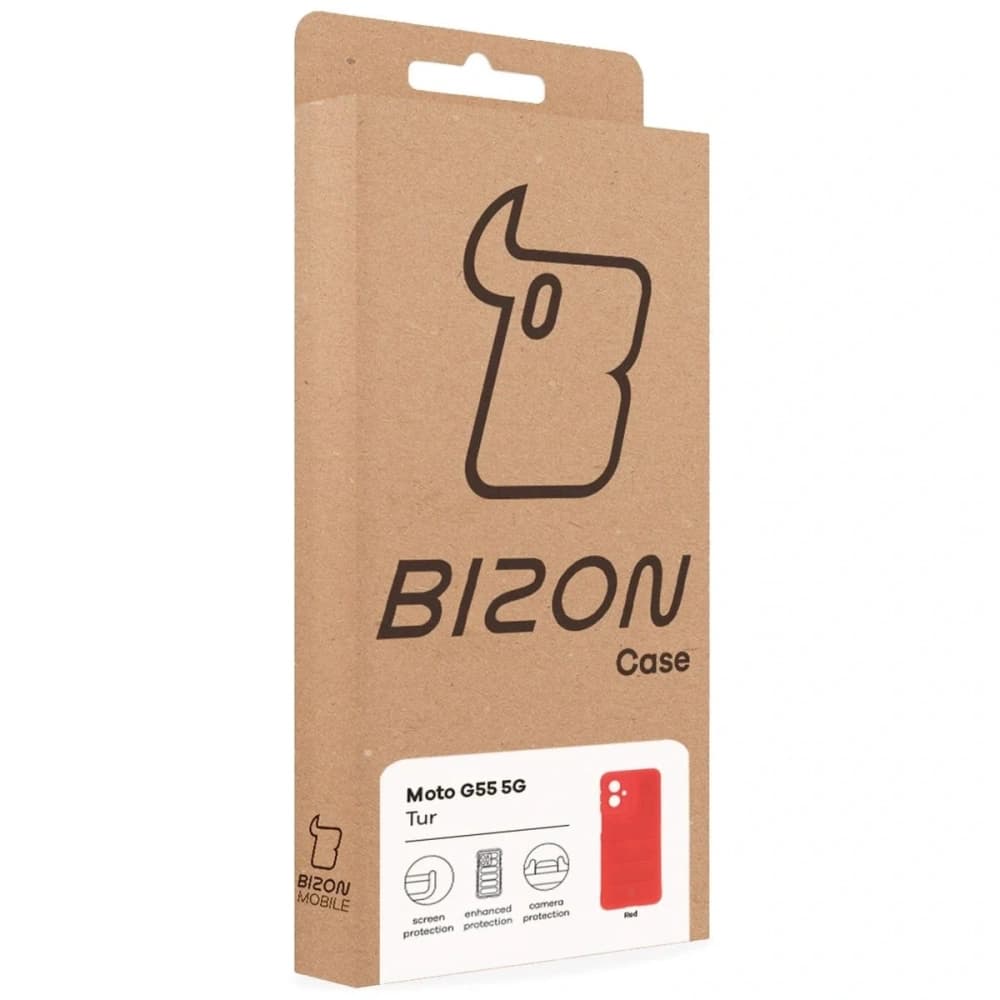 Bizon Case Tur Motorola Moto G55 5G piros - 8