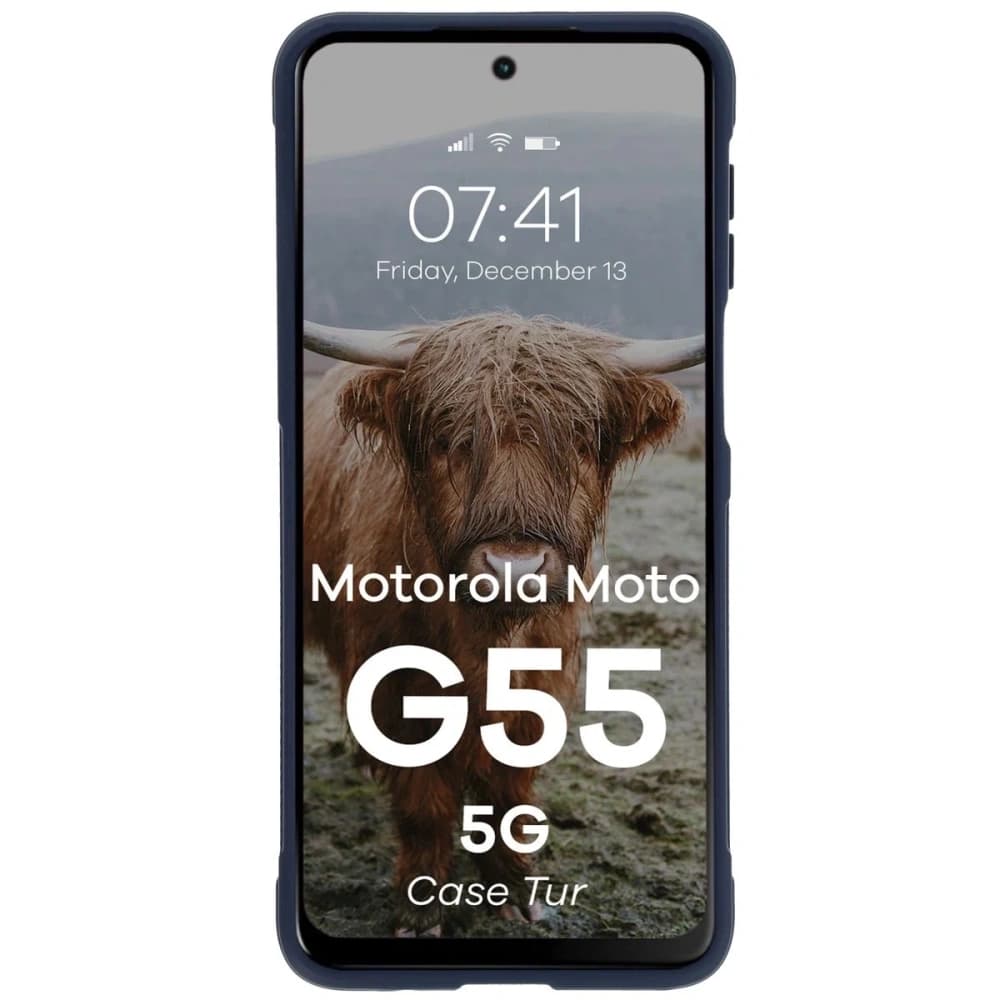 Bizon Case Tur Motorola Moto G55 5G marineblau - 5