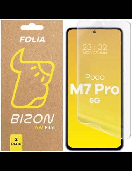 Bizon Üvegfólia Nap Xiaomi Poco M7 Pro 5G [2 CSOMAG]