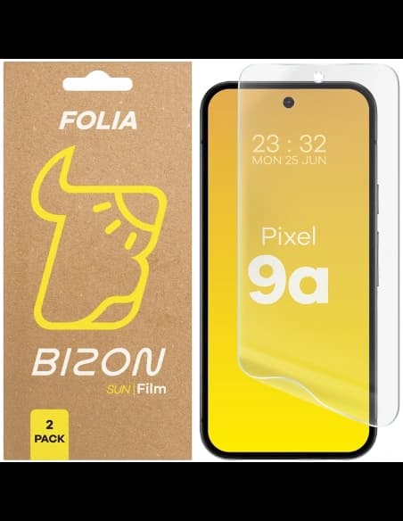 Bizon Glass Film Sun Google Pixel 9a [2 PACK]