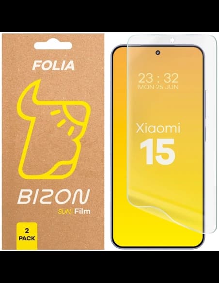 Bizon Glass Film Sun Xiaomi 15 [2 PACK]