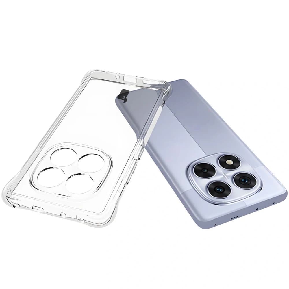 Bizon Case Clear Pack flexibles Etui + 2x Displayschutzfolie für Xiaomi Redmi Note 14 Pro 5G - 5